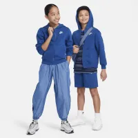 Nike Sportswear Club Fleece Big детские Full-Zip Толстовка с капюшоном синий