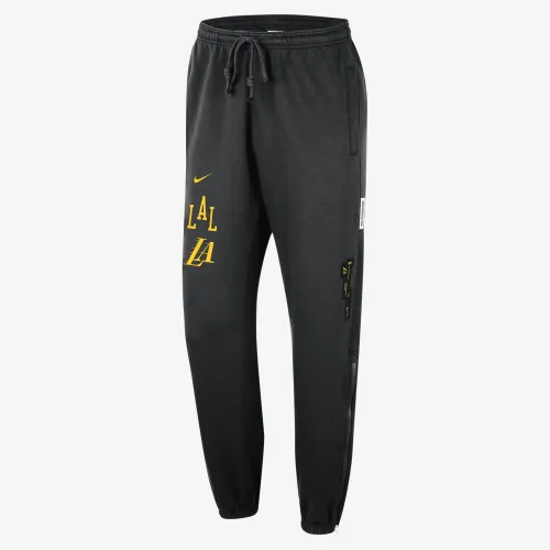 Los Angeles Lakers Standard Issue City Edition чоловічі Nike NBA Courtside Pants колір чорний