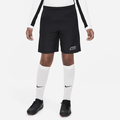 Nike Dri-FIT Academy Big дитячі Soccer шорти колір чорний