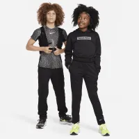 Nike Multi Big дитячі Therma-FIT Open-Hem тренувальні Pants колір чорний