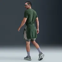 Nike мужские Dri-FIT Trail Running футболка цвет зеленый