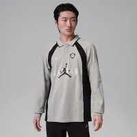 Nike Jordan Flight мужские Long-Sleeve Polo Jersey цвет серый
