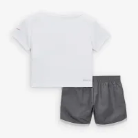 Nike Dri-FIT Game, Swoosh, Match! Baby 2-Piece Solid набор цвет серый