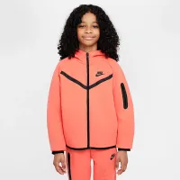 Nike Sportswear Tech Fleece Big дитячі (Girls') Full-Zip Толстовка з капюшоном Orange