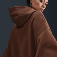 Nike Sportswear Phoenix Fleece жіноча Over-оверсайз Pullover Толстовка з капюшоном колір коричневий