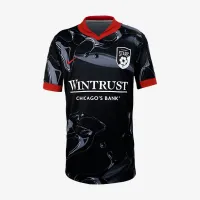 Chicago Stars FC 2025 Stadium Away Big дитячі Nike Dri-FIT NWSL Replica Jersey колір чорний