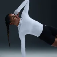 Nike Zenvy женская Dri-FIT Long-Sleeve Top цвет белый