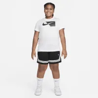 Nike Dri-FIT Fly Crossover Big дитячі (Girls') баскетбольні шорти (Extended Size) колір чорний