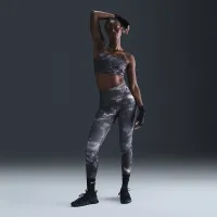 Nike One женская С высокой Талией 7/8 Printed лосины цвет черный