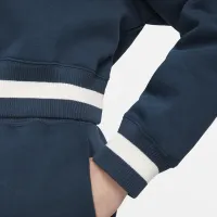 Nike Sportswear Phoenix Fleece Heritage женская оверсайз 1/2-Zip Crop свитшот синий