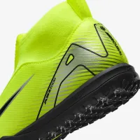 Nike Jr. Mercurial Superfly 10 Academy Little/Big детские TF High-Top Soccer Кроссовки Yellow