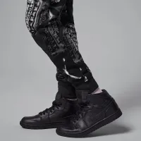 Nike Jordan MVP Big дитячі Fleece Printed Pants колір чорний
