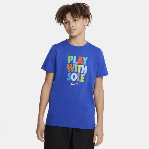 Nike Sportswear Big Kid's футболка блакитний