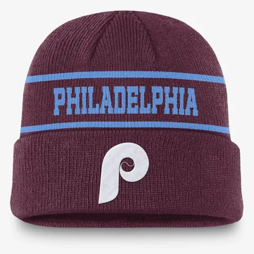 Philadelphia Phillies Rewind Terra мужские Nike MLB Cuffed Beanie цвет красный