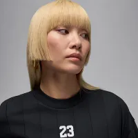 Nike Jordan Brooklyn жіноча Loose-Fit Top колір чорний