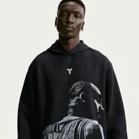 Nike Kobe мужские Dri-FIT Fleece Pullover баскетбольные Толстовка с капюшоном цвет черный