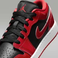 Nike Air Jordan 1 Low SE Big детские Кроссовки цвет черный