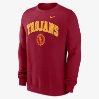 USC Trojans Arched Seal чоловічі Nike College Pullover Crew колір червоний