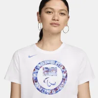 Team USA Essential женская Nike футболка цвет белый