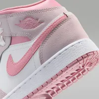 Nike Air Jordan 1 Mid Big детские Кроссовки Pink