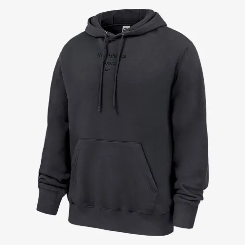 Nike Club Fleece мужские Soccer Pullover Толстовка с капюшоном цвет серый