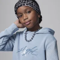 Nike Jordan Off-Court Flight Little дитячі 2-Piece Толстовка з капюшоном комплект блакитний