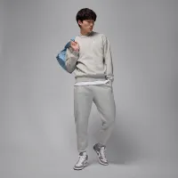 Nike Jordan Brooklyn Fleece чоловічі Crew-Neck світшот колір сірий
