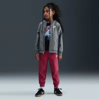 Nike Little дитячі Paneled Windbreaker колір сірий