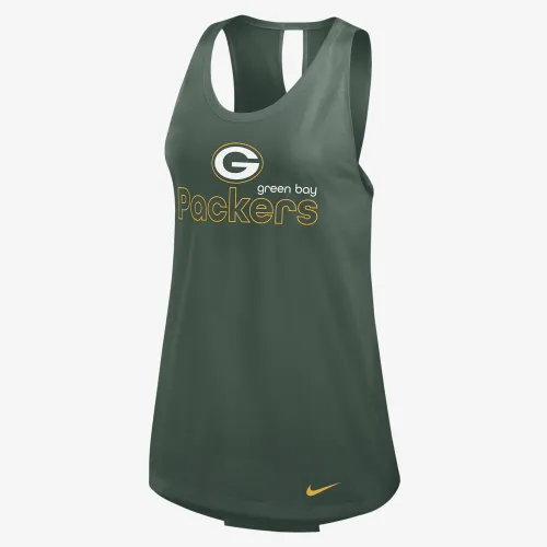 цвет зеленый Bay Packers женская Nike Dri-FIT NFL Tank Top цвет зеленый