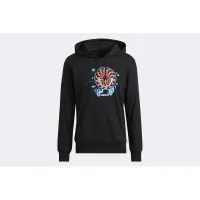Кофта/футболка adidas Trae Толстовка з капюшоном HF4528 - Чорна