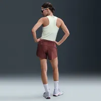 Nike Trail женская Dri-FIT Brief-Lined Running шорты цвет коричневый