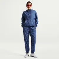 Nike Sportswear Classic Wovens женская Loose UV Hooded Куртка синий