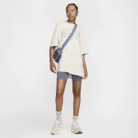 Nike Sportswear Essential жіноча оверсайз футболка колір сірий