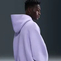 Nike Tech чоловічі Fleece Толстовка з капюшоном колір фіолетовий