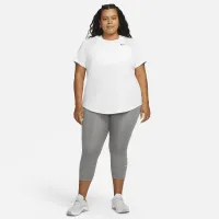 Nike Dri-FIT жіноча футболка (великі розміри) колір білий