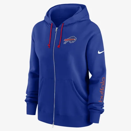 Buffalo Bills Phoenix женская Nike NFL Full-Zip Толстовка с капюшоном синий