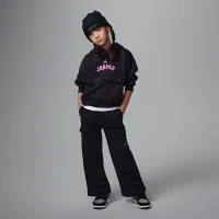 Nike Jordan Y2K Little детские Pullover Толстовка с капюшоном цвет черный
