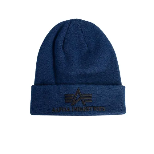 Шапка Alpha Industries 3D Beanie 16891007 - Голубая