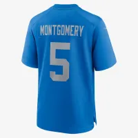 David Montgomery Detroit Lions мужские Nike NFL Game Football Jersey синий