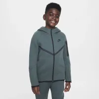 Nike Sportswear Tech Fleece Big дитячі Full-Zip Толстовка з капюшоном колір зелений