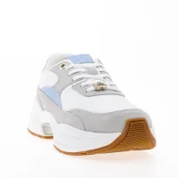 Кросівки Tommy Hilfiger Chunky Feminine Runner Hardware FW0FW07703-PQT - біло-сірі