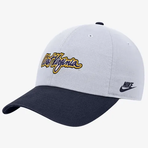 West Virginia Nike College Campus Cap цвет белый