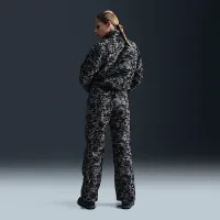 Nike Sportswear Windrunner женская UV Protection Mid-Rise Woven Printed Pants цвет черный