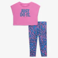 Nike Dri-FIT Baby (12-24M) 2-Piece лосіни комплект Pink