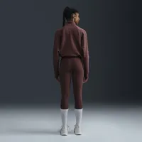 Nike Dri-FIT Prima женская 1/2-Zip тренировочные Top цвет коричневый