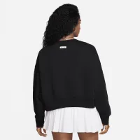 Nike Sportswear Phoenix Fleece женская оверсайз Cropped Crew-Neck свитшот цвет черный