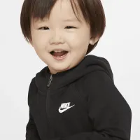 Nike Sportswear Tech Fleece Baby (12-24M) Толстовка с капюшоном and Pants набор цвет черный