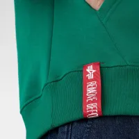 Кофта/футболка Alpha Industries Basic Hoody 178312668 - зеленая