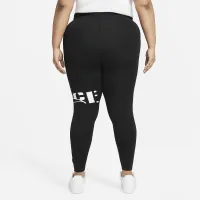Nike Sportswear Leg-A-See женская С высокой Талией 7/8 лосины (большие размеры) цвет черный