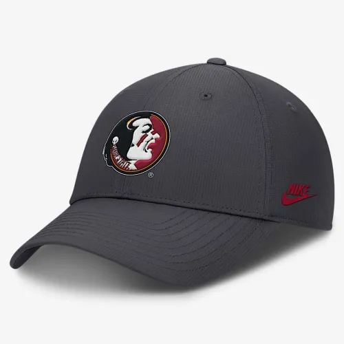 Florida State Seminoles Core Rise Vault чоловічі Nike Dri-FIT College Adjustable Hat колір сірий